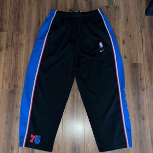 Vintage 76ers Nike Warm up pants